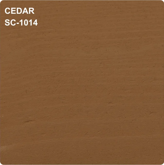 Cedar SC-1014 stain color sample