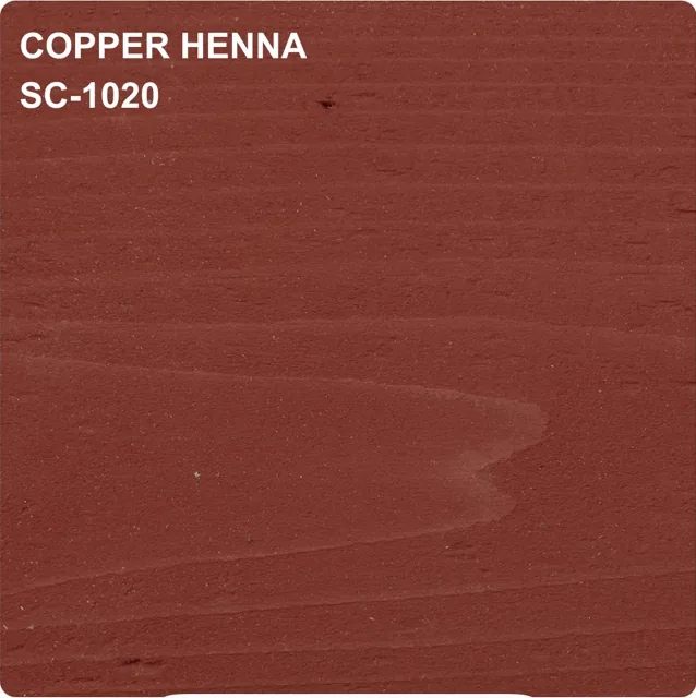 Copper Henna SC-1020 stain color sample