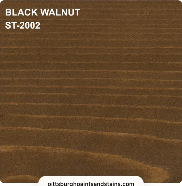 Black Walnut ST-2002 stain color sample