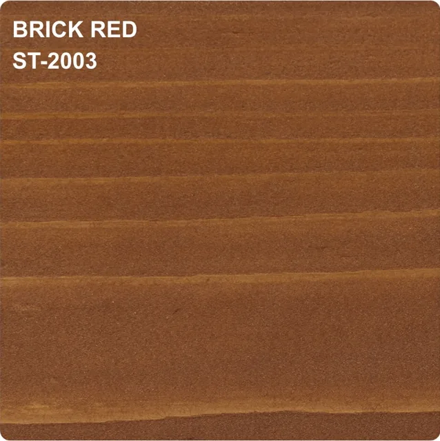 Brick Red ST-2003 stain color sample