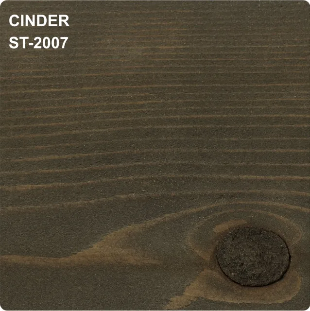 Cinder ST-2007 stain color sample