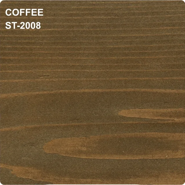 Coffee ST-2008 stain color sample