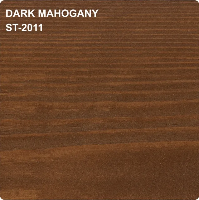 Dark Mahogany ST-2011 stain color sample