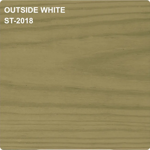Outside White ST-2018 stain color sample